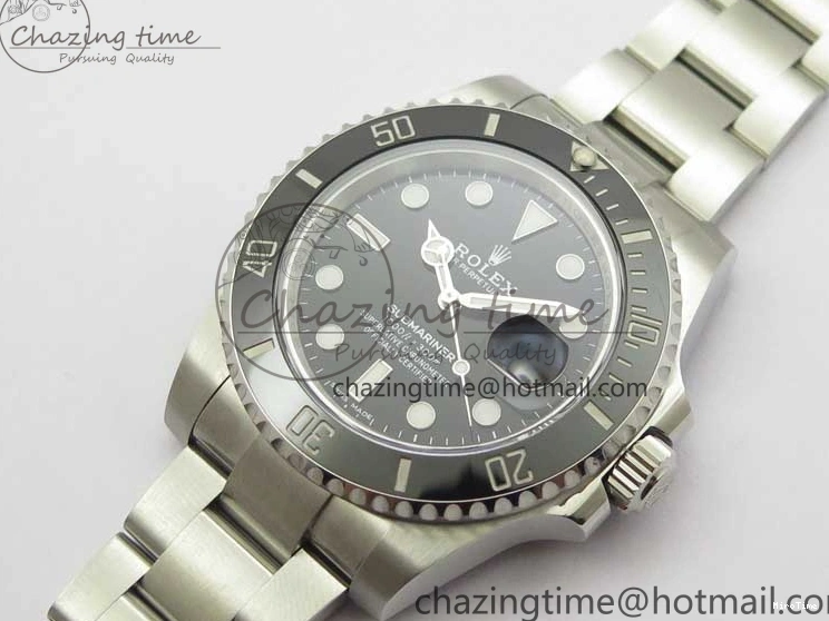 MiroTime 0307 Submariner 116610 LN Black Ceramic 316L Steel Noob 1:1 Best Edition V10. Stretchable 2865
